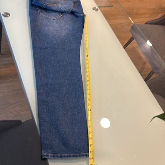 True Religion NWT jeans 32 GENO an flap slim dark blue wash faded very stretchy - Picture 15 of 16